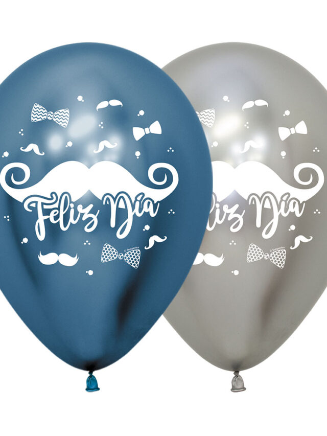 Globo Feliz Dia Bigotes Impreso 2 Caras