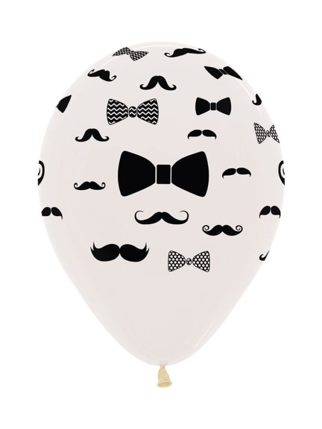 Globo Bigotes y Corbatines Infinity