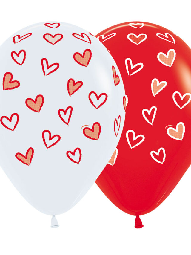Globo Corazones por Siempre Infinity