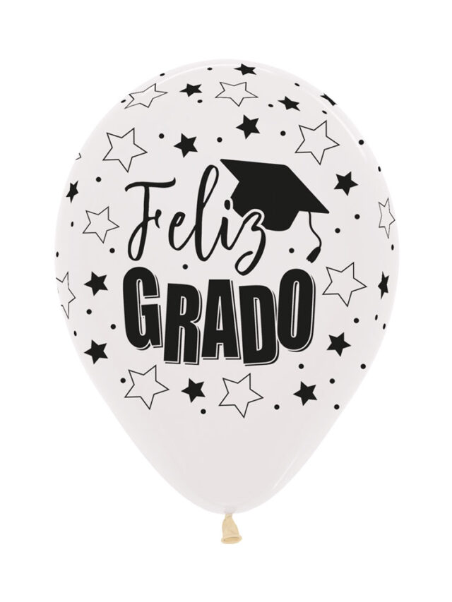 Globo Mensaje de Grado Infinity