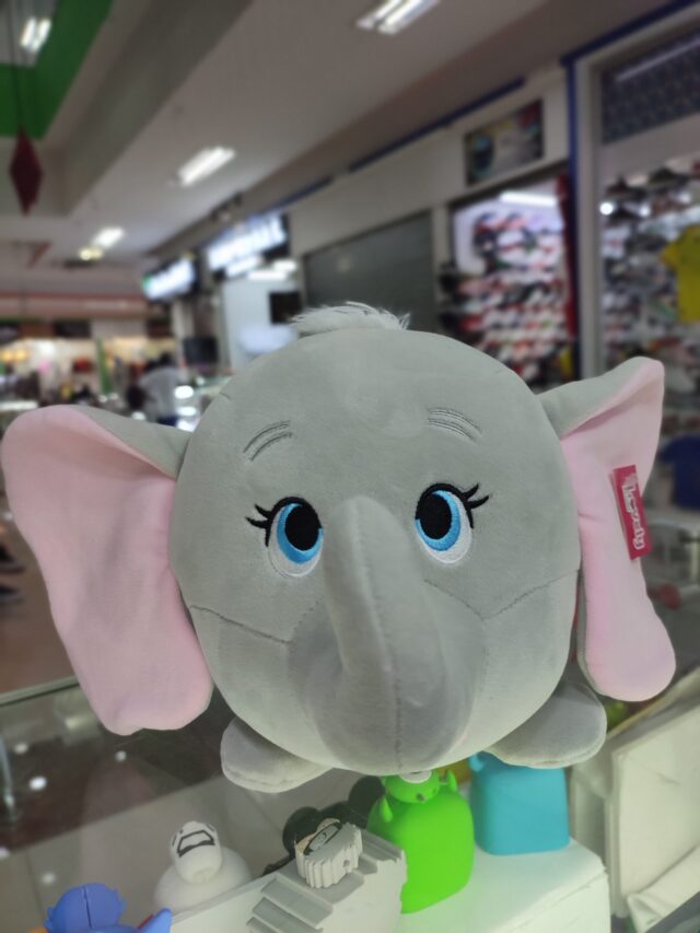 Alcancía de Peluche Musical Elefante Dumbo