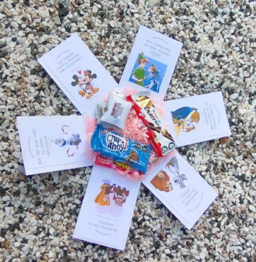 Ancheta Caja Explosiva: Te Amo /Te quiero Disney - Imagen 2