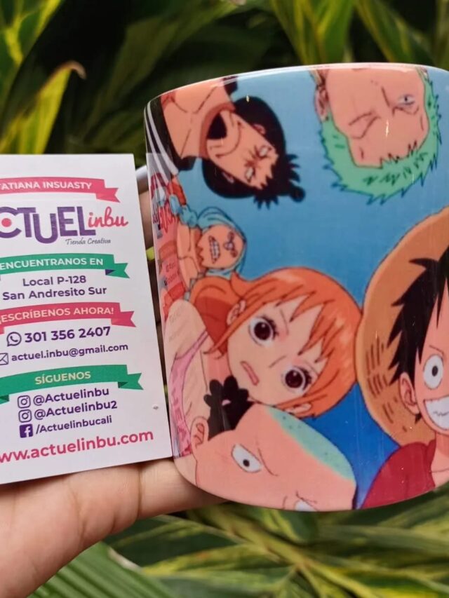 Mug One piece: Piratas Azul