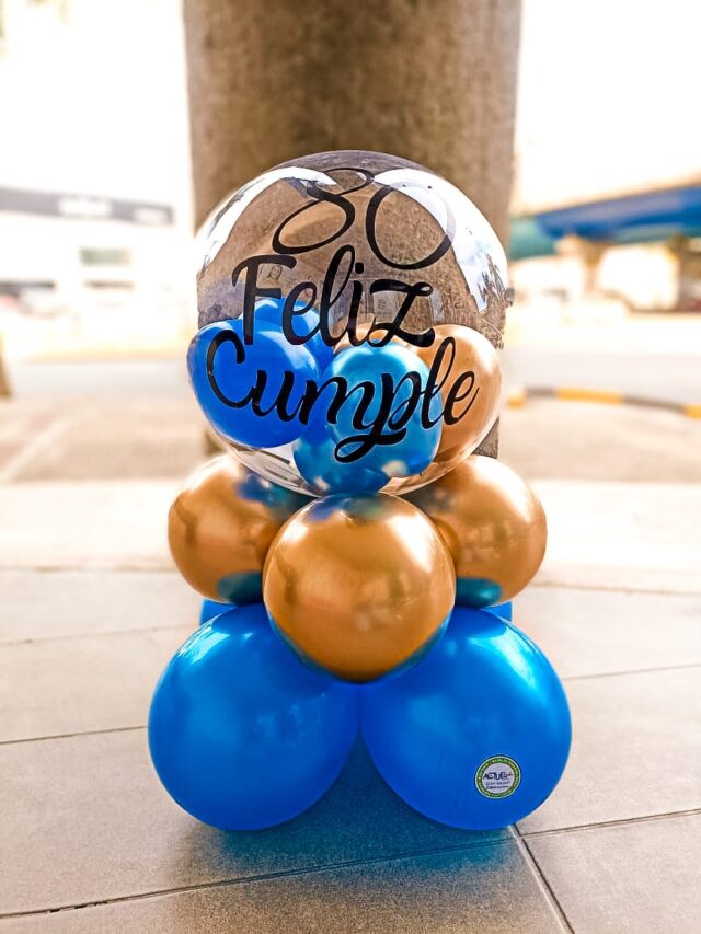 Centro de mesa de Globos: Burbuja