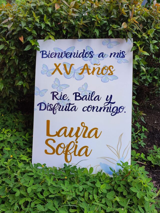 Letrero de Bienvenida en MDF