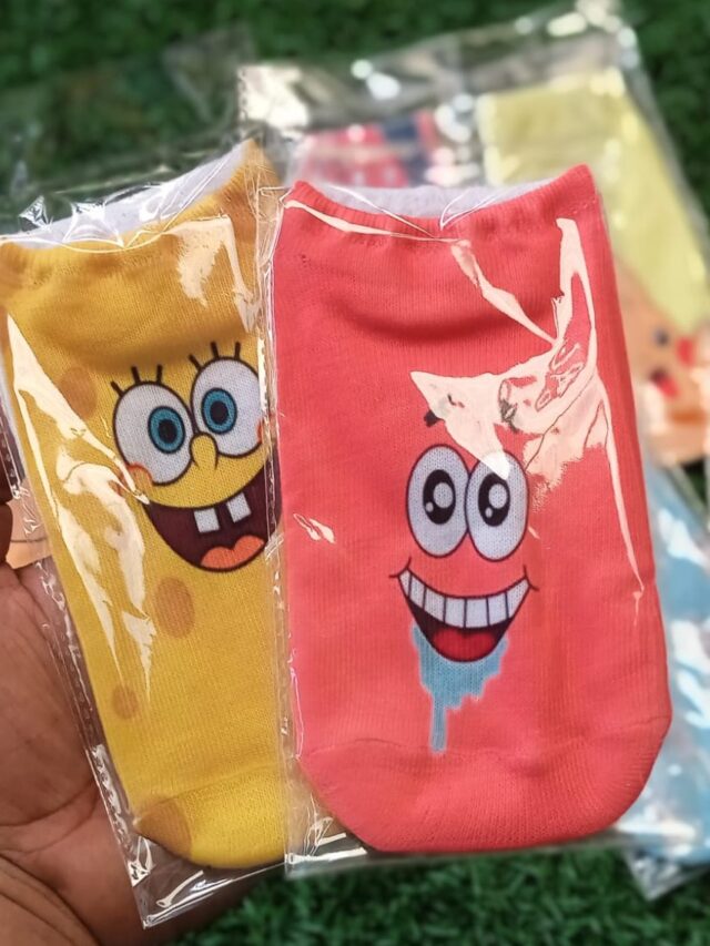 Medias Bob Esponja y Patricio