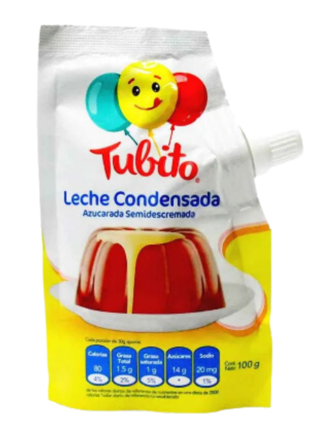 Leche condensada tubito en cali
