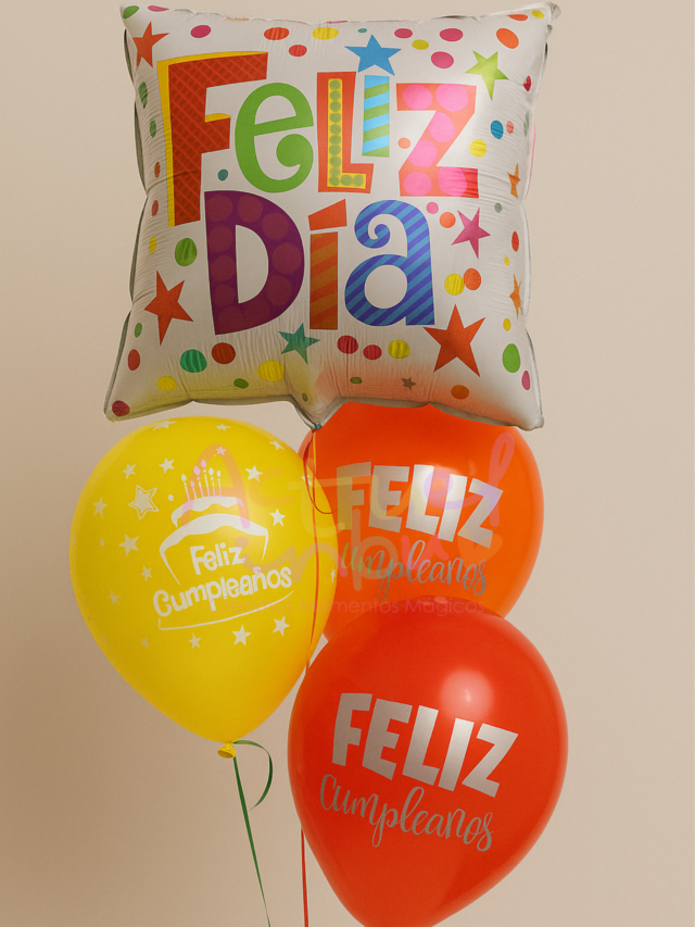 arreglo de globos helio en cali