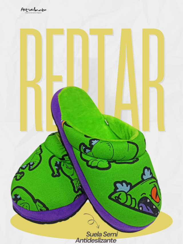 Pantuflas rugrats de reptar en cali