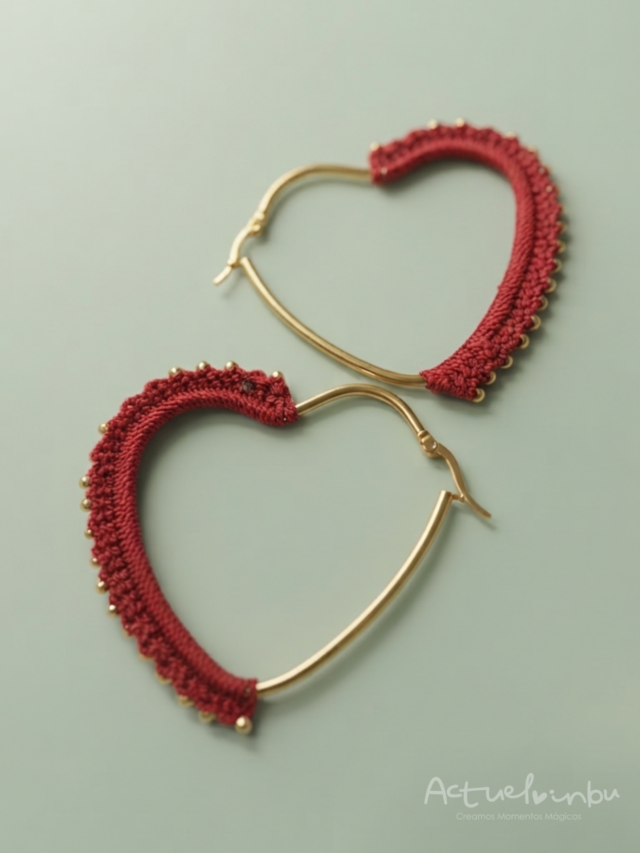 Aretes latidos de pasion